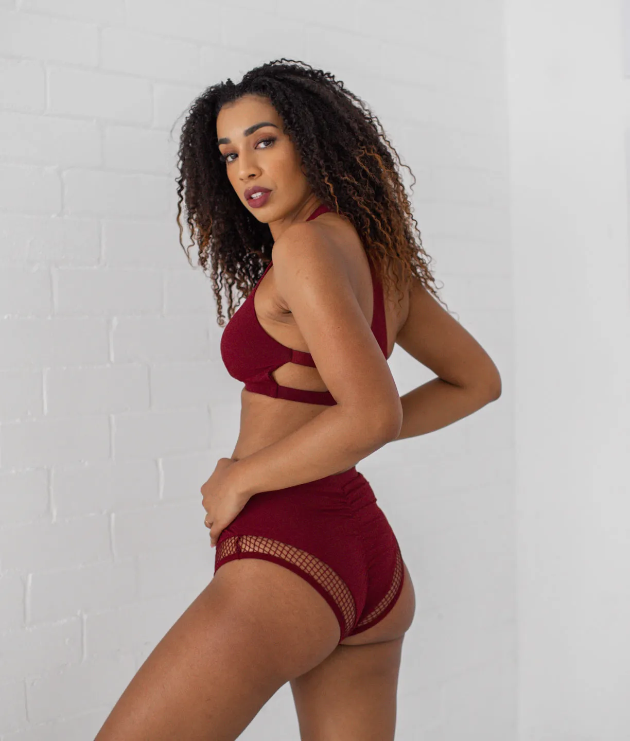 Isla Shorts - Matte Burgundy