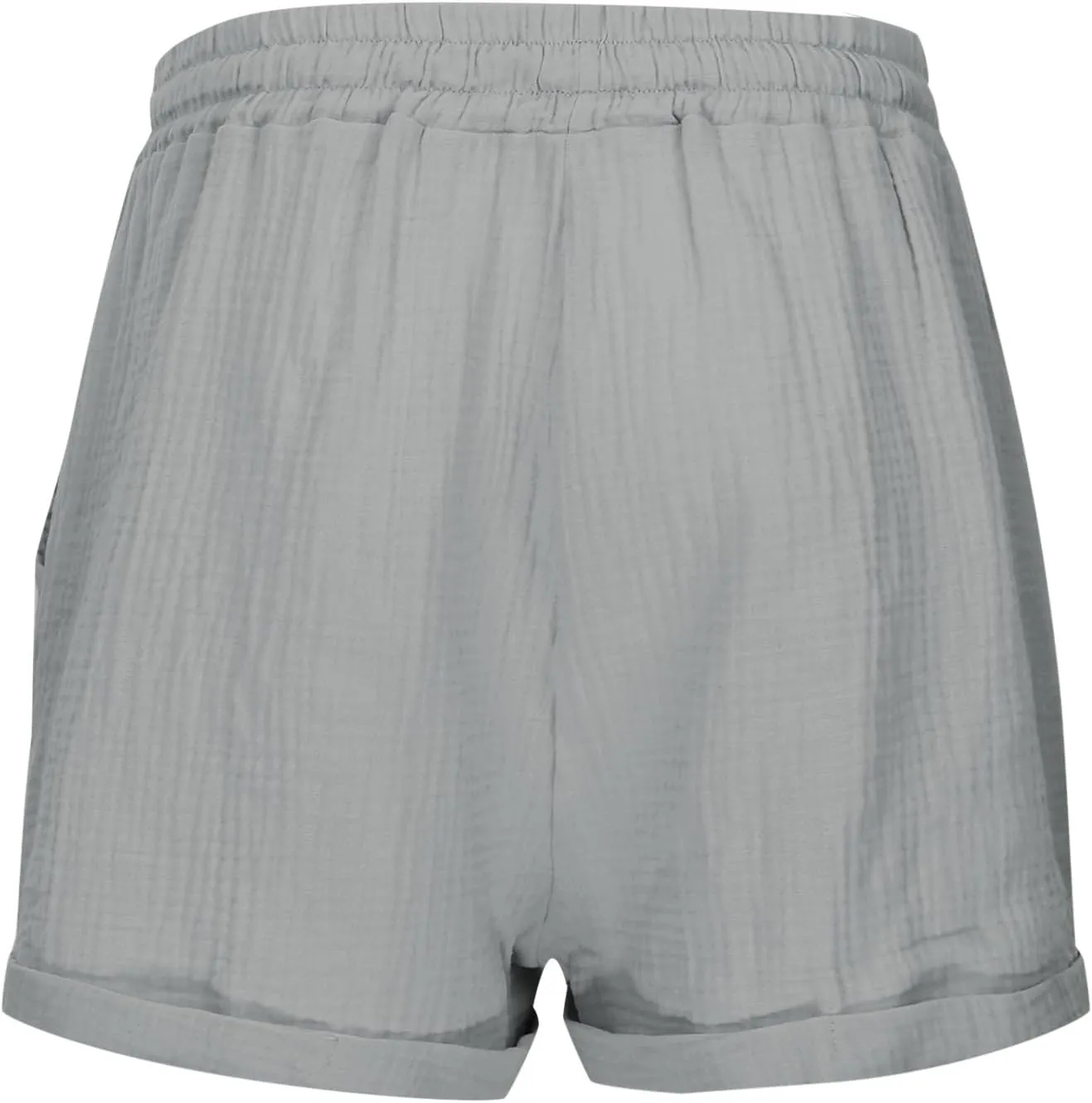 Linen Shorts for Women 2025 Summer Casual Shorts Comfy Elastic High Waisted Drawstring Beach Shorts Pajama Pants with Pockets