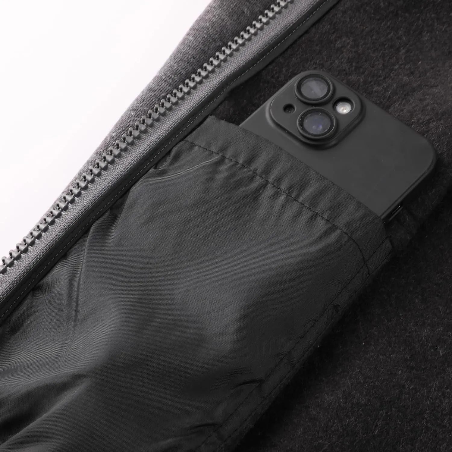 Men's Full Zip Fleece Hoodie Lightweight Athletic Performance Sweatshirt Jacket with Pocket